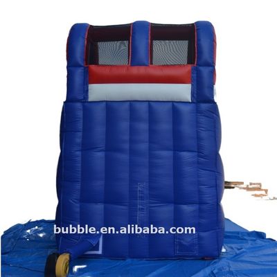 Salto deslizamiento de agua inflables para la fiesta pequeño comercial deslizamiento seco combo castillo de salto