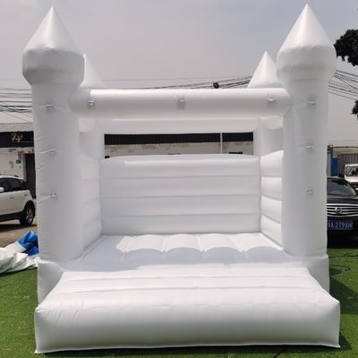 CE/EN71/EN14960 Expulsor inflable de PVC blanco unisex certificado para patios y patios