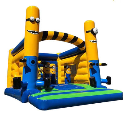 CE/EN71/EN14960 Combo de castillo de trampolín inflables con tema de dibujos animados comerciales certificados
