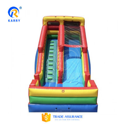 Parque de diversiones para niños Gran tobogán de agua de juguete inflable con piscina de tamaño personalizado