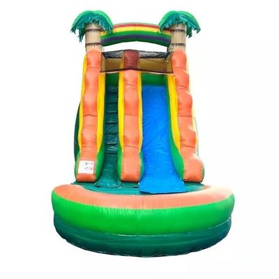 Deslizador de agua de aire de PVC personalizado para niños y adultos en un gran parque inflable comercial