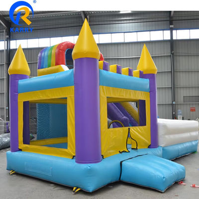 Clásico Jumper Inflatable Castillo Slide Combo con Piscina Impresión Digital