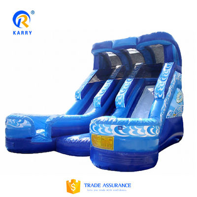 Deslizamiento de agua inflable personalizado con piscina para niños y adultos juego de escalada en roca