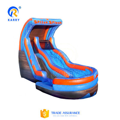 Deslizamiento de agua inflable personalizado con piscina para niños y adultos juego de escalada en roca