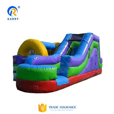 Deslizamiento de agua inflable personalizado con piscina para niños y adultos juego de escalada en roca