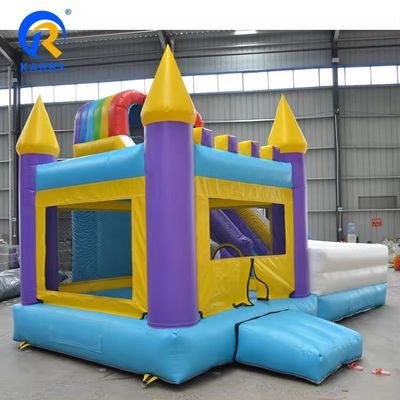 Gran tobogán de agua inflable con piscina para niños popular castillo de salto y soplador unisex