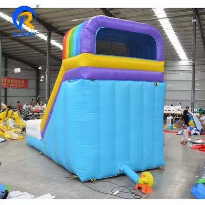 Gran tobogán de agua inflable con piscina para niños popular castillo de salto y soplador unisex