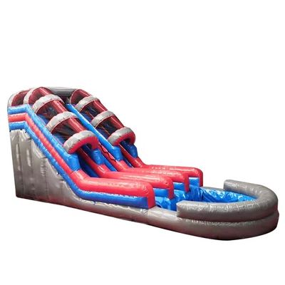 Deslizador de agua inflable de grado comercial para niños Deslizador de aire exterior de color personalizado