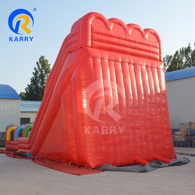 Materiales CH PVC Deslizamiento de agua inflable Casa de salto Deslizamiento Capacidad máxima 100-500 kg Parque