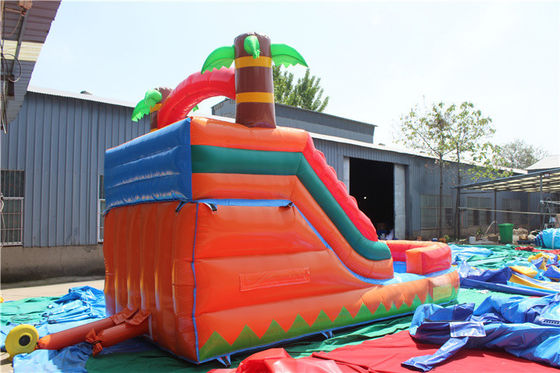 Alquiler comercial de toboganes de agua inflables con piscina