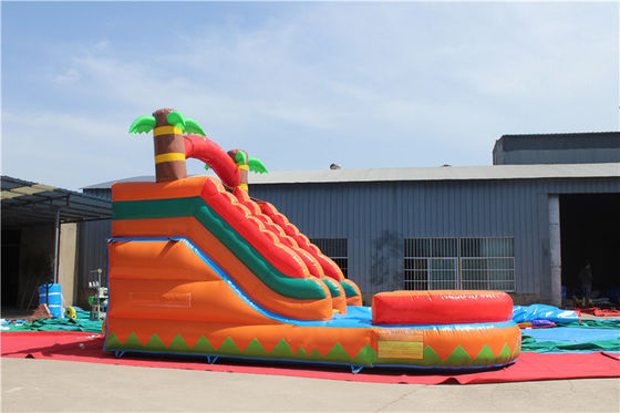 Alquiler comercial de toboganes de agua inflables con piscina