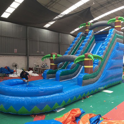 Unisex Bouncy House Deslizador Inflable Salto de aire Deslizador para piscina 5-10 pasajeros
