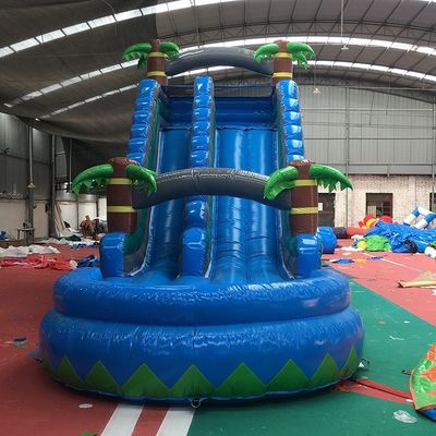 Unisex Bouncy House Deslizador Inflable Salto de aire Deslizador para piscina 5-10 pasajeros