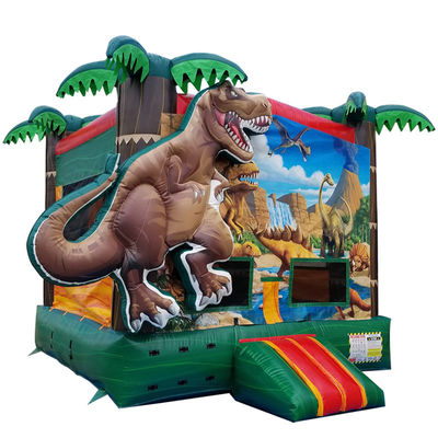 Soplador de aire incluido Pop Dinosaur Land Trampolín inflable para niños y adultos