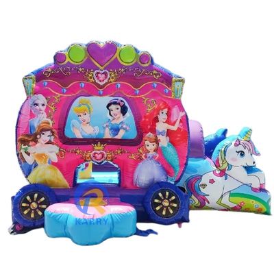 Expedición rápida Tema de sirena Inflable Castillo Rebotante para Niños Opción de dibujo a mano