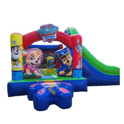 Casa de salto inflable con diapositiva dibujos animados Patrulla de perros de patadas Temas de edad 14 años o más