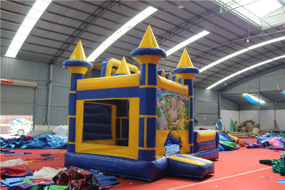 Parque al aire libre Unisex comercial colorido Tetris saltando casa de rebote inflable para niños