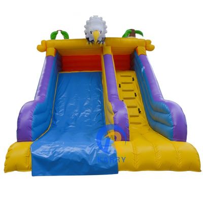 Capacidad máxima 100-500 kg Mini Little Angry Eagle tobogán de agua inflable para la diversión del verano