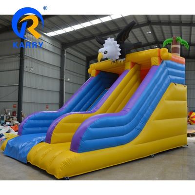 Capacidad máxima 100-500 kg Mini Little Angry Eagle tobogán de agua inflable para la diversión del verano