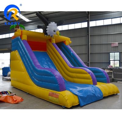 Capacidad máxima 100-500 kg Mini Little Angry Eagle tobogán de agua inflable para la diversión del verano
