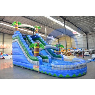 Soplador de aire estándar CE incluido deslizador de palma azul para niños