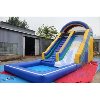 El sueño de los niños se hace realidad Deslizamiento de agua inflable con anillos D y kits de reparación