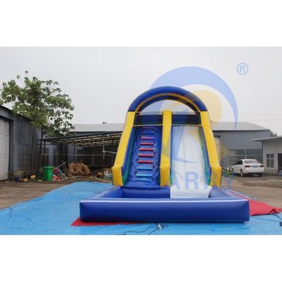 El sueño de los niños se hace realidad Deslizamiento de agua inflable con anillos D y kits de reparación