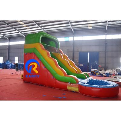 Bouncer Inflatable Air Water Slide Salto Castillo Bouncy Luna pequeño Bounce House tobogán con piscina