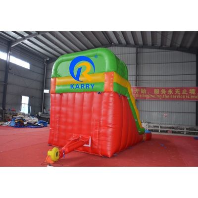 Bouncer Inflatable Air Water Slide Salto Castillo Bouncy Luna pequeño Bounce House tobogán con piscina