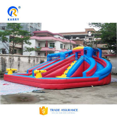 Verano Gran piscina tobogán castillo inflable para niños piscina al aire libre juego de escalada