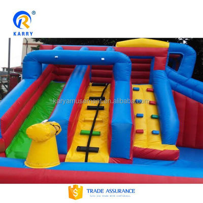 Verano Gran piscina tobogán castillo inflable para niños piscina al aire libre juego de escalada