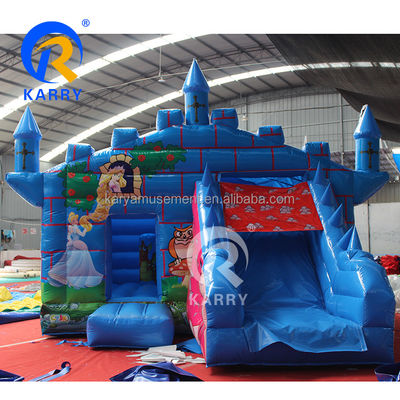14 Años de edad Equipo de entretenimiento para niños al aire libre Casa de salto inflable con tobogán
