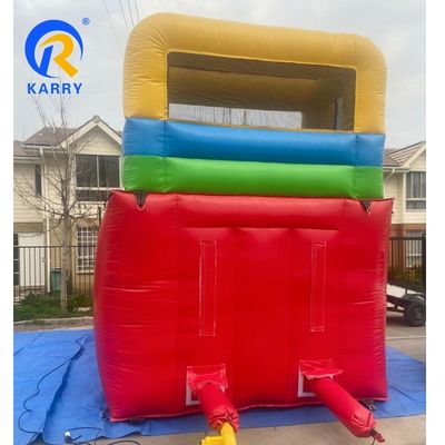 5-10 Juego de escalada para niños Golpeador inflable tobogán acuático Castillo de salto con piscina