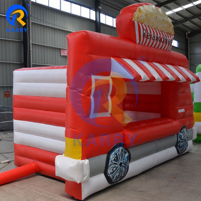Interiores / al aire libre fiesta de picnic para niños y adultos Casa de salto inflable con kits de reparación Rojo