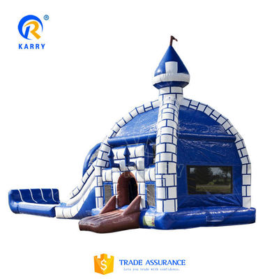 Equipo para actividades al aire libre Juguetes de castillo inflable tipo iglú con material de PVC deslizante