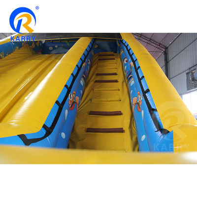 Promoción de eventos comerciales Grandes toboganes de agua inflables con capacidad máxima de 100-500 kg