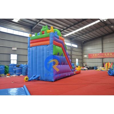 16' Bloques de construcción húmedo/seco Inflables de agua deslizamiento casa de rebote Combinación para el juego en familia