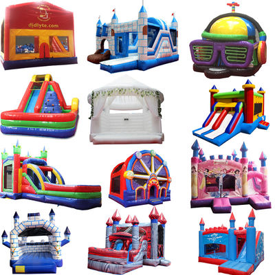 Deslizamiento acuático comercial inflable Oso polar Ártico Plunge Carril doble para diversión al aire libre
