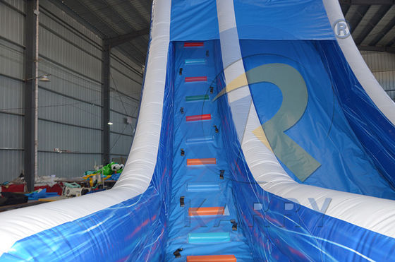 Centro comercial Oportunidad Gran tobogán de agua inflable con piscina y camino de tobogán largo