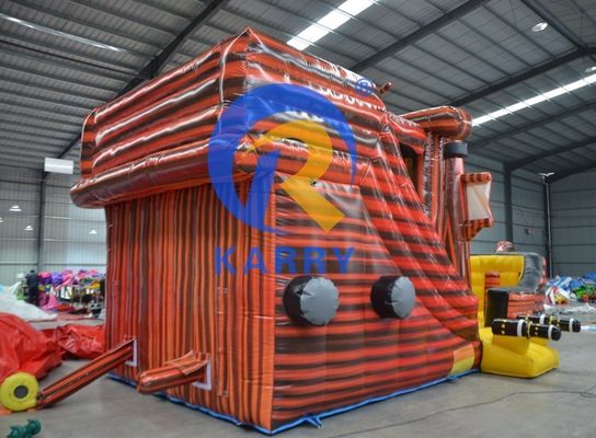 Casa de rebote inflable para el juego al aire libre de los niños
