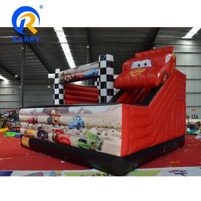 Logotipo personalizado Acceptable Bouncy Castle Slide para equipos del centro comercial y juegos al aire libre de los niños