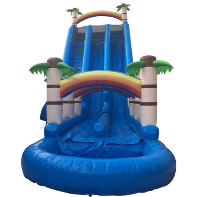 Expreso de envío de la vía de agua inflables castillo de toboganes para fiestas comerciales