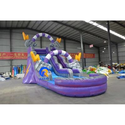 Alquiler combinado de aerosoles comerciales inflables para toboganes de agua de tiburón