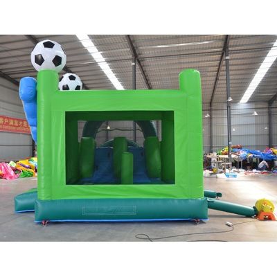 Inicio/Empresas PVC elástico jugador de fútbol castillo casa de rebote carrete inflable