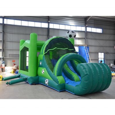 Inicio/Empresas PVC elástico jugador de fútbol castillo casa de rebote carrete inflable