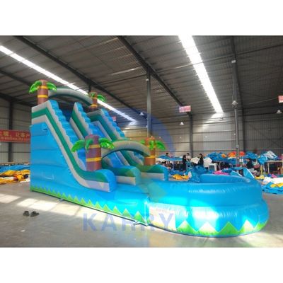 Capacidad máxima Más de 500 kg Golondrina de agua azul inflable de grado comercial para diversión al aire libre
