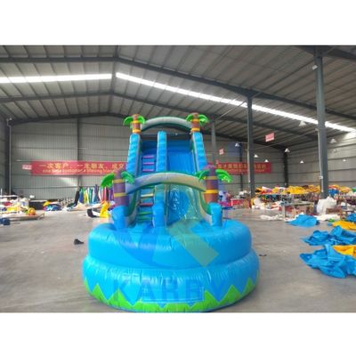 Capacidad máxima Más de 500 kg Golondrina de agua azul inflable de grado comercial para diversión al aire libre