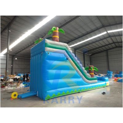 Capacidad máxima Más de 500 kg Golondrina de agua azul inflable de grado comercial para diversión al aire libre