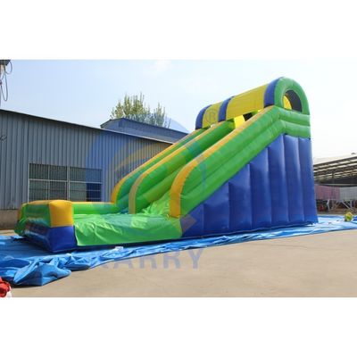 Atraer CE EN14960 Certificado Leopard Impresión Arco toboganes de agua inflable con piscina