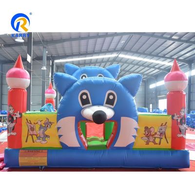 Evento comercial Inflable Parque de diversiones al aire libre Equipo para niños Tema Tom Jerry